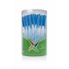 FLEXOFFICE Golyóstoll, 0,3 mm, kupakos, FLEXOFFICE "Candee", kék