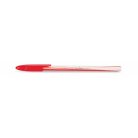 FLEXOFFICE Golyóstoll, 0,3 mm, kupakos, FLEXOFFICE "Candee", piros