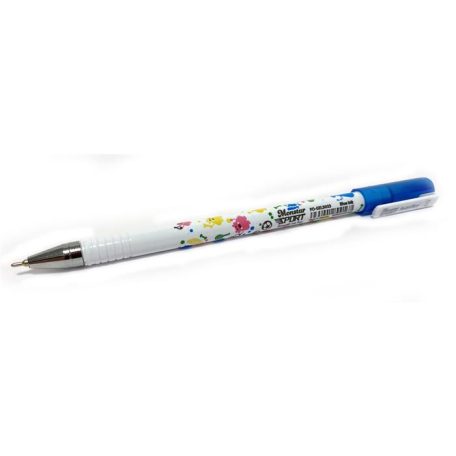 FLEXOFFICE Golyóstoll, 0,3 mm, kupakos, FLEXOFFICE "Monstar", kék