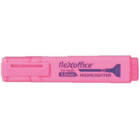 FLEXOFFICE Szövegkiemelő, 1-4 mm, FLEXOFFICE "HL05", rózsaszín
