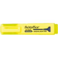   FLEXOFFICE Szövegkiemelő, 1-4 mm, FLEXOFFICE "HL05", sárga