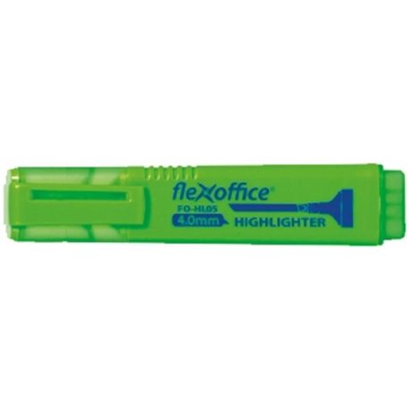 FLEXOFFICE Szövegkiemelő, 1-4 mm, FLEXOFFICE "HL05", zöld