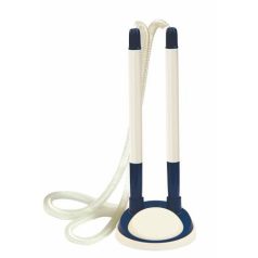   FLEXOFFICE Ügyféltoll, 0,7 mm, kék tolltest, dupla, FLEXOFFICE "Smart Holder", kék