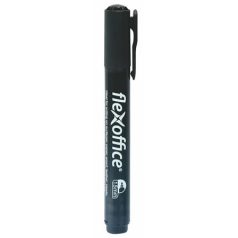   FLEXOFFICE Alkoholos marker, 1,5 mm, kúpos, FLEXOFFICE "PM03", fekete