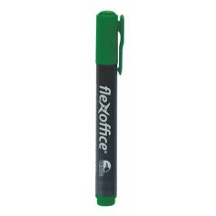   FLEXOFFICE Alkoholos marker, 1,5 mm, kúpos, FLEXOFFICE "PM03", zöld