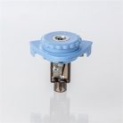 FLEXOFFICE Hegyező, elemes, asztali, FLEXOFFICE "Flexio", kék