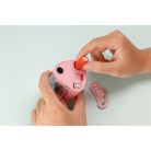 FLEXOFFICE Hegyező, elemes, asztali, FLEXOFFICE "Flexio", rózsaszín