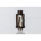 FLEXOFFICE Hegyező, elemes, asztali, FLEXOFFICE "Flexio", rózsaszín