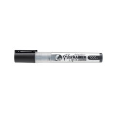   FLEXOFFICE Táblamarker, 2,5 mm, kúpos, FLEXOFFICE "WB016", fekete