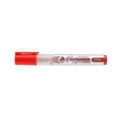 FLEXOFFICE Táblamarker, 2,5 mm, kúpos, FLEXOFFICE "WB016", piros