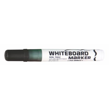 FLEXOFFICE Táblamarker, 2,5 mm, kúpos, FLEXOFFICE "WB02", fekete