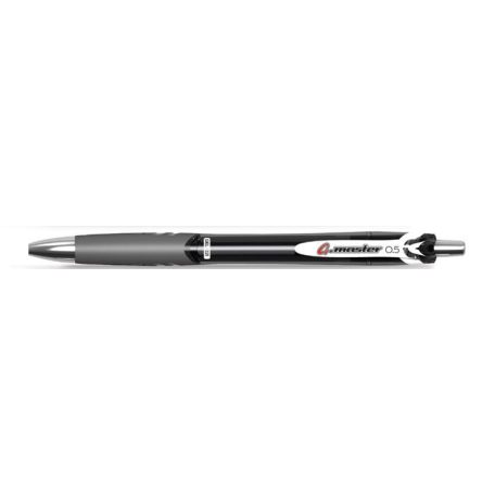 FLEXOFFICE Zseléstoll, 0,25 mm, nyomógombos, FLEXOFFICE, "G.master", fekete
