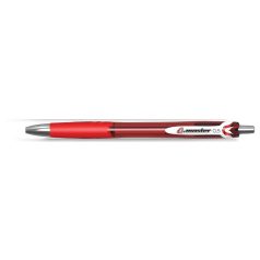   FLEXOFFICE Zseléstoll, 0,25 mm, nyomógombos, FLEXOFFICE, "G.master", piros