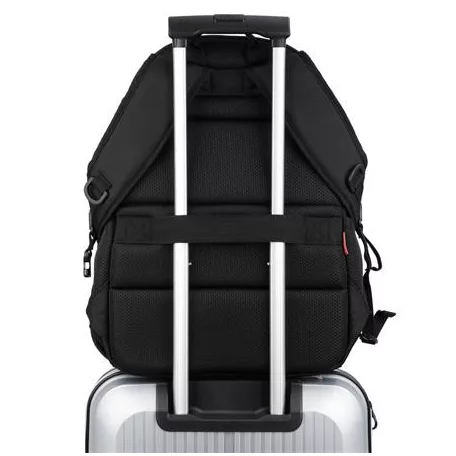 GABOL Hátizsák, iskolatáska, cipzáras, GABOL "Panther", fekete