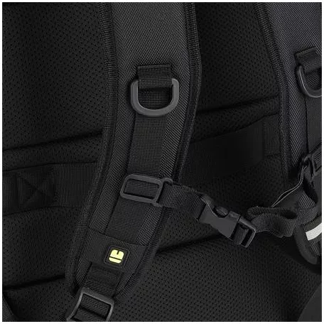 GABOL Hátizsák, iskolatáska, cipzáras, GABOL "Panther", fekete