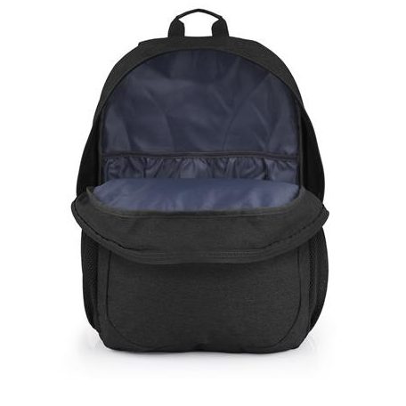 GABOL Hátizsák, iskolatáska, notebook tartóval, cipzáras, GABOL "Wolf", fekete