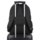 GABOL Hátizsák, iskolatáska, notebook tartóval, cipzáras, GABOL "Wolf", fekete