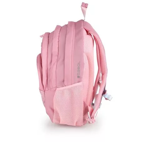 GABOL Hátizsák, iskolatáska, cipzáras, GABOL "Glam", rózsaszín csillámos