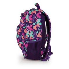   GABOL Hátizsák, iskolatáska, cipzáras, GABOL "Kokoro", lila, szívek