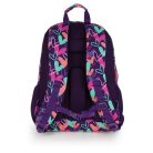 GABOL Hátizsák, iskolatáska, cipzáras, GABOL "Kokoro", lila, szívek