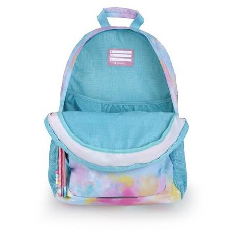 GABOL Hátizsák, iskolatáska, cipzáras, GABOL "Mystic", világoskék, batikolt hatású