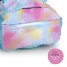 GABOL Hátizsák, iskolatáska, cipzáras, GABOL "Mystic", világoskék, batikolt hatású