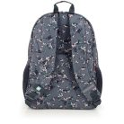 GABOL Hátizsák, iskolatáska, cipzáras, GABOL "Secret", szürke, virágmintás