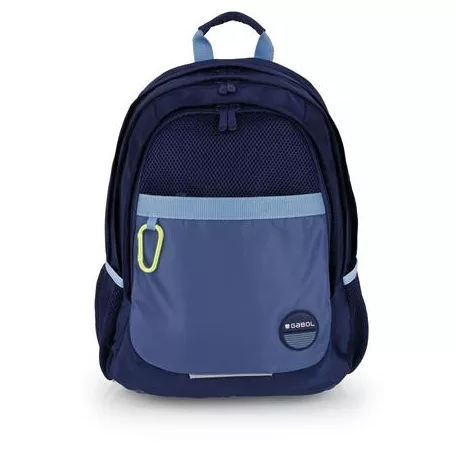 GABOL Hátizsák, iskolatáska, cipzáras, GABOL "Whisper", sötétkék