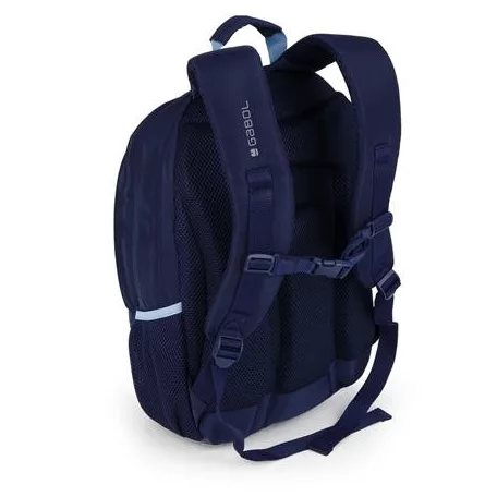 GABOL Hátizsák, iskolatáska, cipzáras, GABOL "Whisper", sötétkék