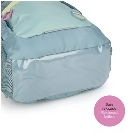 GABOL Hátizsák, iskolatáska, cipzáras, GABOL "Whisper", mentazöld