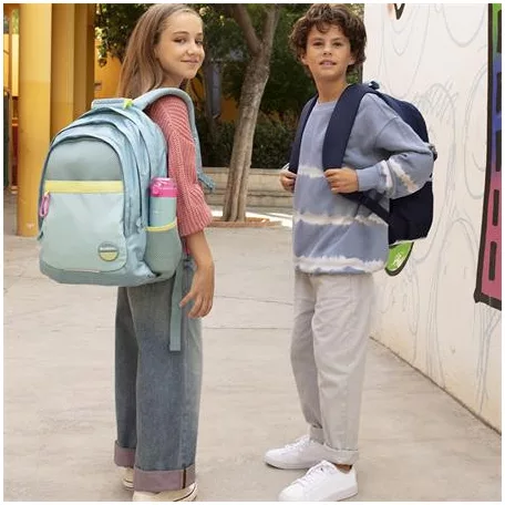 GABOL Hátizsák, iskolatáska, cipzáras, GABOL "Whisper", mentazöld