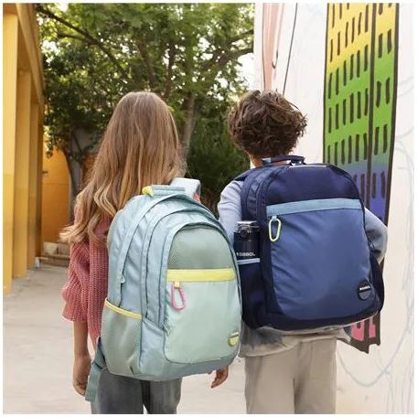 GABOL Hátizsák, iskolatáska, cipzáras, GABOL "Whisper", mentazöld