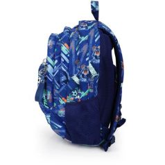   GABOL Hátizsák, iskolatáska, cipzáras, GABOL "Crew", kék, foci