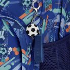 GABOL Hátizsák, iskolatáska, cipzáras, GABOL "Crew", kék, foci