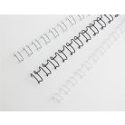 GBC Spirál, fém, 2:1, 6 mm, 55 lap, GBC "MultiBind 21",  ezüst