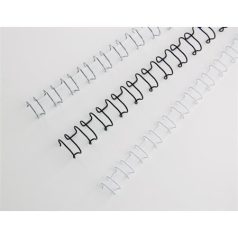   GBC Spirál, fém, 2:1, 6 mm, 55 lap, GBC "MultiBind 21", fekete