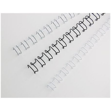 GBC Spirál, fém, 2:1, 6 mm, 55 lap, GBC "MultiBind 21", fekete