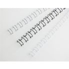 GBC Spirál, fém, 2:1, 8 mm, 70 lap, GBC "MultiBind 21",  fekete