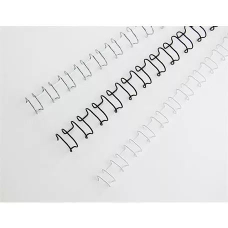 GBC Spirál, fém, 2:1, 8 mm, 70 lap, GBC "MultiBind 21", fehér