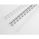 GBC Spirál, fém, 2:1, 10 mm, 85 lap, GBC "MultiBind 21",  fekete