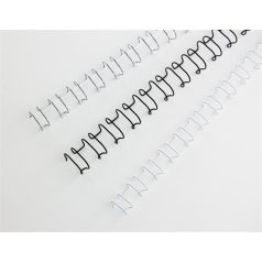   GBC Spirál, fém, 2:1, 14 mm, 130 lap, GBC "MultiBind 21",  fekete