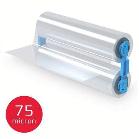 GBC Meleglamináló fólia utántöltő, 75 mikron, A4, fényes, tekercses, GBC "Foton 30"