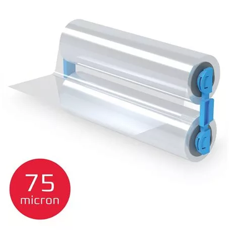 GBC Meleglamináló fólia utántöltő, 75 mikron, A4, fényes, tekercses, GBC "Foton 30"