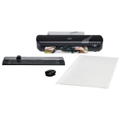   GBC Lamináló készlet, A4, 75-125 mikron, GBC "Inspire+ Craft", fekete