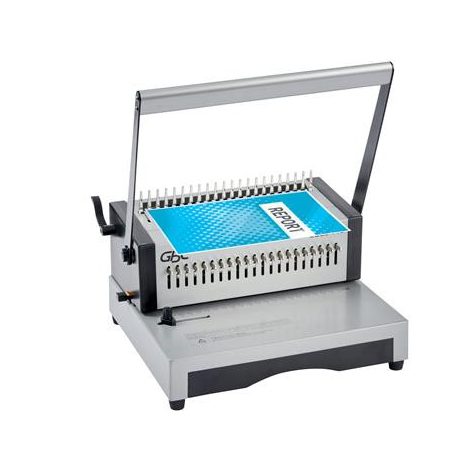 GBC Spirálozógép, műanyag spirálkötéshez, manuális, 500 lap, GBC "CombBind CB25 Pro"