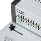 GBC Spirálozógép, műanyag spirálkötéshez, manuális, 500 lap, GBC "CombBind CB25 Pro"