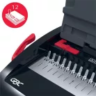 GBC Spirálozógép, műanyag spirálkötéshez, manuális, 165 lap, GBC "CombBind CB12"