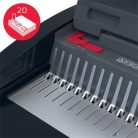 GBC Spirálozógép, műanyag spirálkötéshez, manuális, 240 lap, GBC "CombBind CB20"