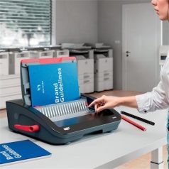   GBC Spirálozógép, műanyag spirálkötéshez, elektromos, 390 lap, GBC "CombBind CB25E"