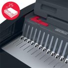 GBC Spirálozógép, műanyag spirálkötéshez, elektromos, 390 lap, GBC "CombBind CB25E"